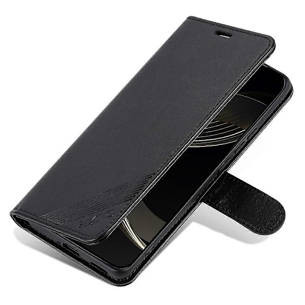 AZNS Fodral för Oppo Find X8 Pro 5G - Anti-Repskyddande PU-Läder Stativ Plånboksfodral - Svart Multicolor Black