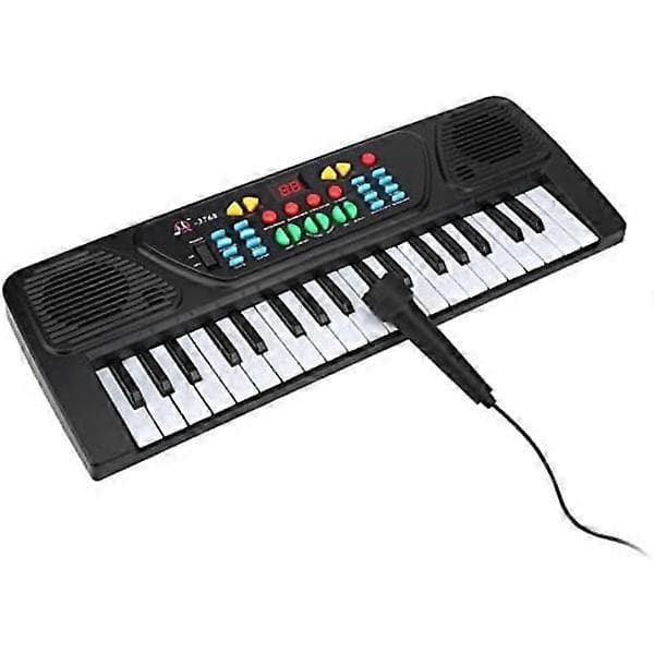 Elektronisk keyboard med 37 tangenter, multifunksjonelt elektronisk keyboard for barn