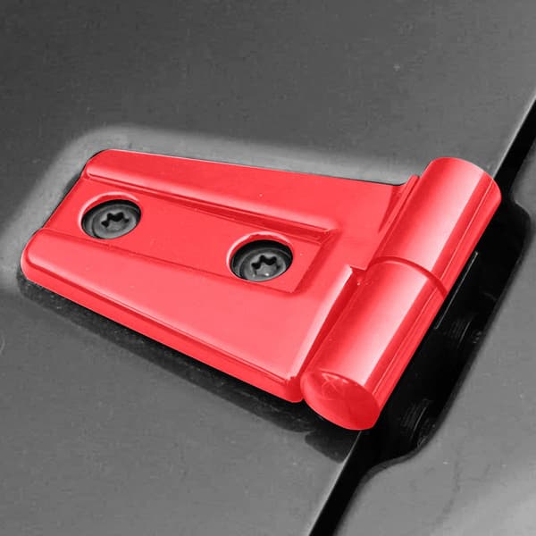 8 stk. Hættehængsel Dæksel Erstatning til JK Wrangler 2007-2017 Nem Installation Sort