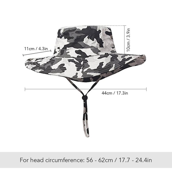 Outdoor Boonie Hatt Bred Brim Andningsbar Jakt Fiske Safari Solhatt 2
