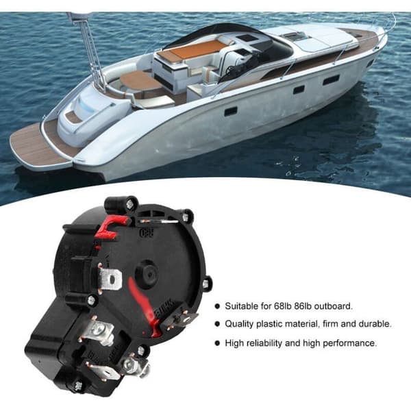 12V elektrisk propellmotorbryter hastighetskontrolltilbehør for 68lb 86lb påhengsmotor