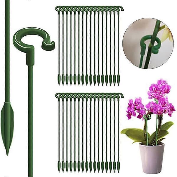 10 st Krukväxtstöd Universal Bra Stöd Lättvikt Solros Grönsaker Stam Glasfiber Stödpinnar för Trädgård Qinhai A