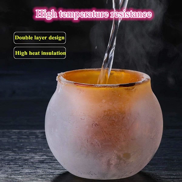 Sødt Kaffe Kopper Te Mælk Sød Bjørn Kat Panda Espresso Kopper Krus Dobbelt-Væggede Isoleret Glas Fødselsdagsgaver Transparent with handle