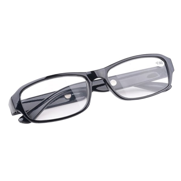 Læsebriller +4,5 +5,0 +5,5 +6,0 Grader Optiske Linser Briller Øjenbryn Nye Black 600