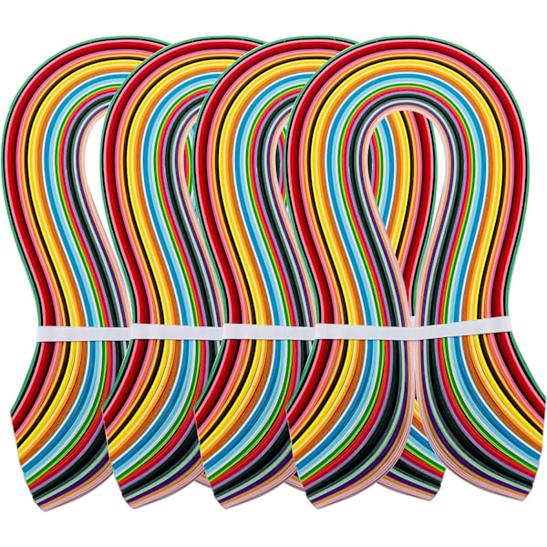 1440 Strips Quilling Paper, 36 Colors Quilling Paper Strips 3mm Paper Quilling Strips Kits，Quilling Supplies Crafts Gift Cards Bags Picture, 54cm Long