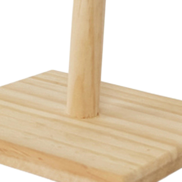 Monitoiminen kannettava papukaijateline lintukuntosali kakaduille ja ara-aktiviteettilelu A B 15x15x18cm