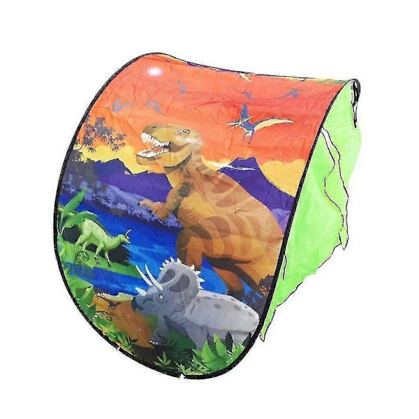 Fancy Dream Tents Børne Unicorn Space Foldbart Telt Indendørs Seng Hus Telt Dinosaurs