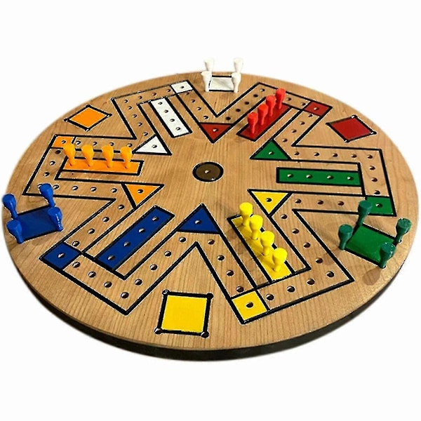 Nopea Rata Lautapeli Puinen Aggravation Lautapeli 6 Värillä 24 Noppapalikkaa