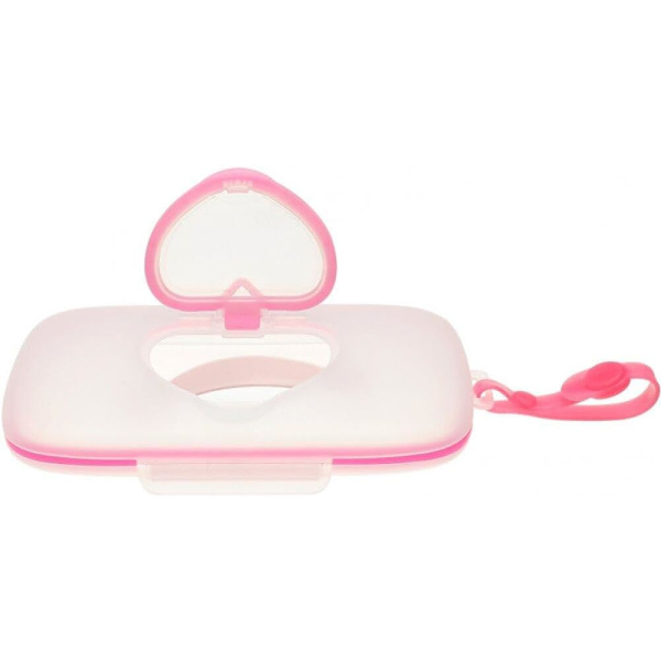 Baby Vådservietpose Baby Vådserviet Dispenser Vådserviet Holder Tasker Rejse Vådserviet Etui Genanvendelig Genopfyldbar Pink