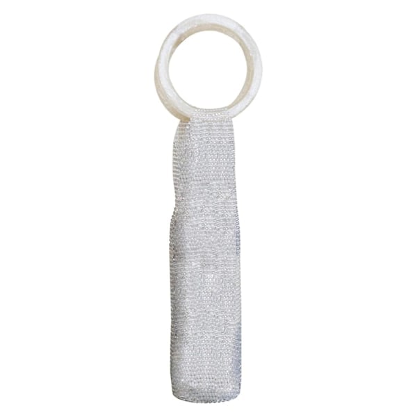 Rhinestone Vinflaske for Kvinner, Tilbehørssett, Glitrende Diamantvinpose, Elastisk Vinflaske med Solid Håndtak A