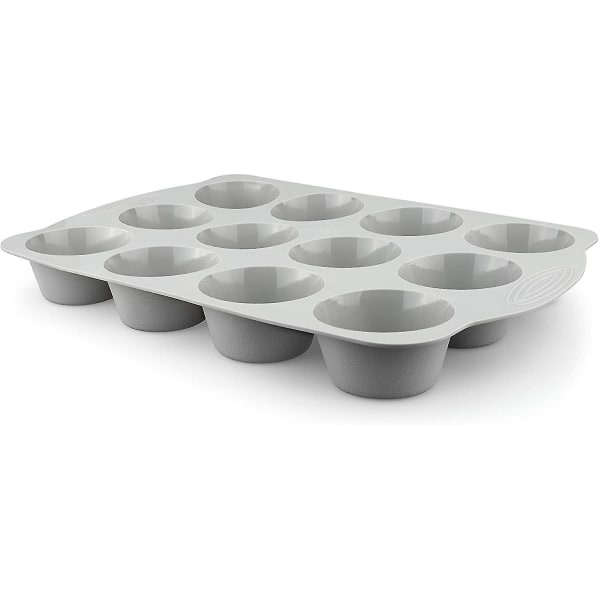 Komfort 12 muffinsform i silikon med håndtak - Form for muffins