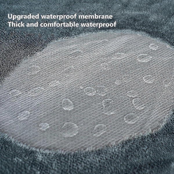 Loveblanket - Det Vandtætte Tæppe Love Blankets til Par Vandtæt Stænktæppe til Seng Intimitet (Sort 40 * 57in) Gray 65*85in
