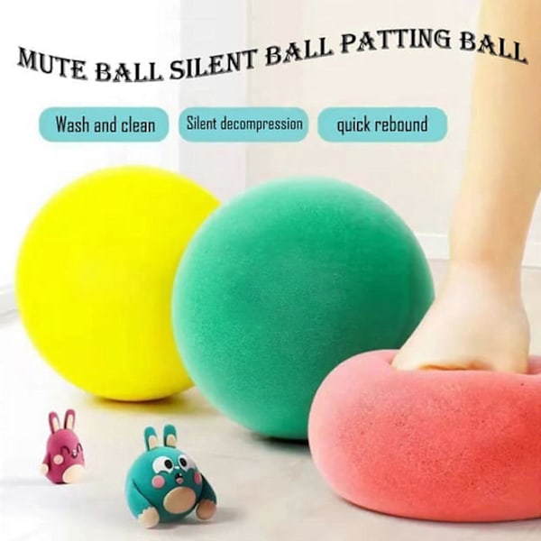 Tyst Basketboll, PVC-skumboll för inomhusträning Obehandlad Högdensitetsboll 2023 NY Yellow 24cm