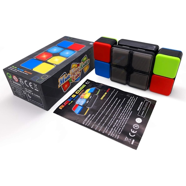 Musikalsk Rubiks Cube Spil, Nyt Elektronisk Puslespil, Rejsespil, Legetøj til Børn