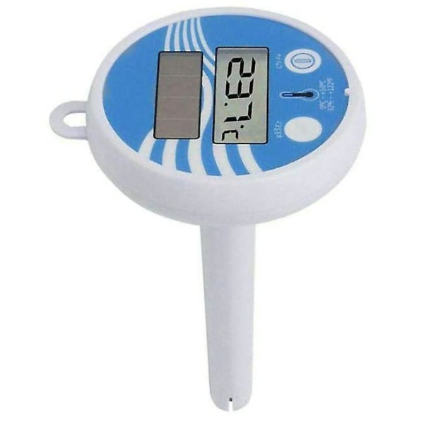 Solar Powered Digital Thermometer Floating Swimming Pool