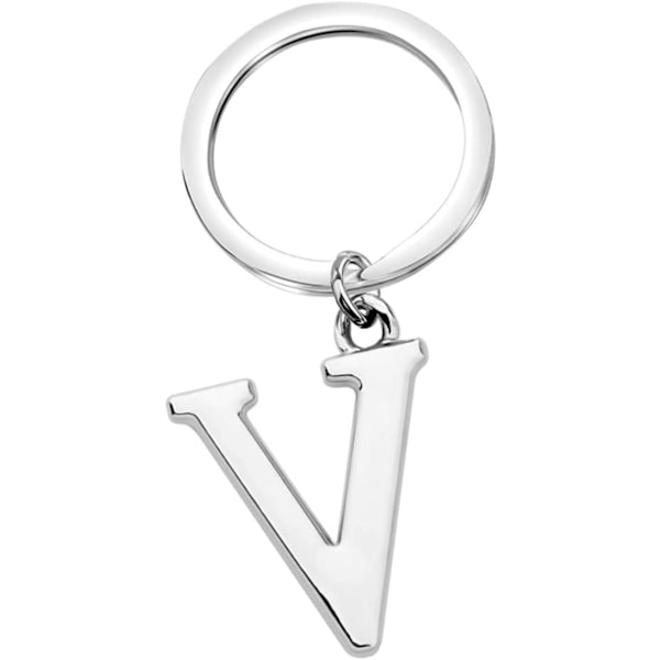 Nøglering Bogstav - Initial Alfabetet Nøglering Charm Bogstav V