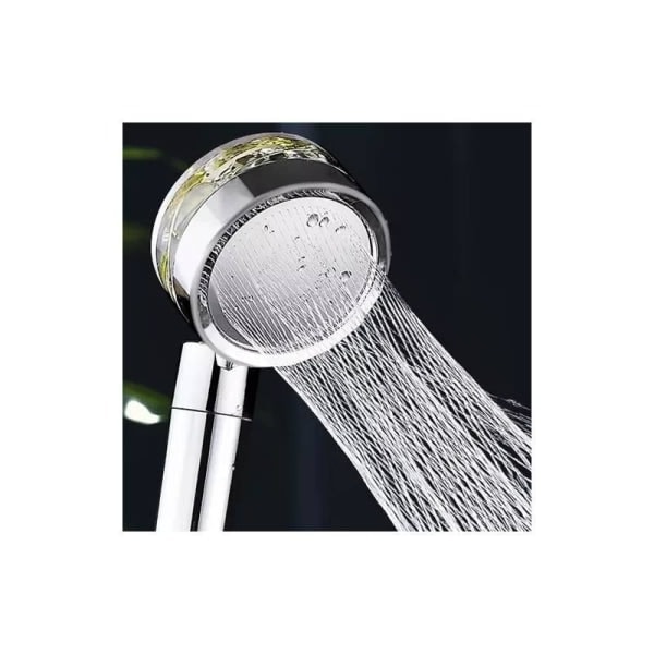 Booster Dusjhode med Propell (med Filter) - Turbo Sølv