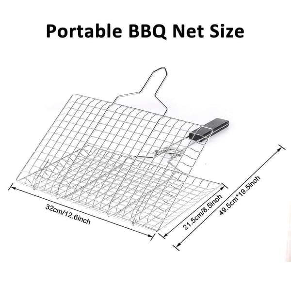 Grill til grillning, beholder til persille, til kød, grøntsager og fisk