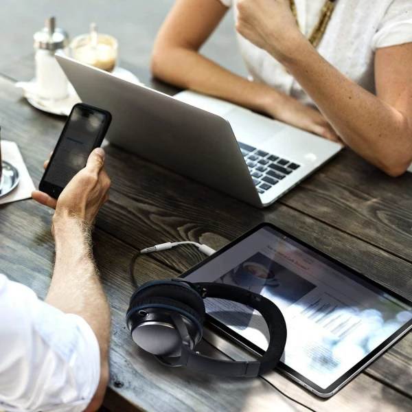 3-pack adapter USB-C till 3,5 mm (Samsung S20 S21 S22) Hörlursadapter Vit