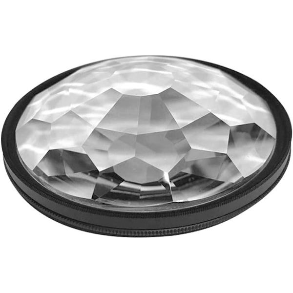 Kalejdoskop Prisma Kamera Glasfilter Variabelt Antal Motiv SLR Fotografering Tillbehör 77 mm