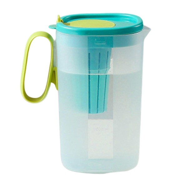 1550ML/2200ML Vandkanden Stor Kapacitet Kuldebestandig Plastik Sprøjtsikker Robust Kold Kande Sommer Tilbehør Green S