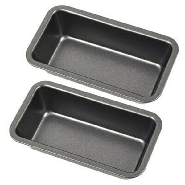 2 stk. Brødformer for Baking Non-stick Karbonstål Brødform Brett Toastform Kakeform Loaf Bakverk Toast Bo