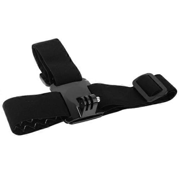 Elastisk hodestropp for GoPro - Alle modeller Svart
