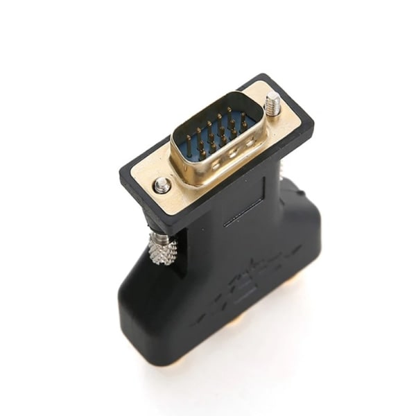 VGA RCA-adapter 3RCA Video Hona till HD 15-stifts VGA-konverterare - hög kvalitet