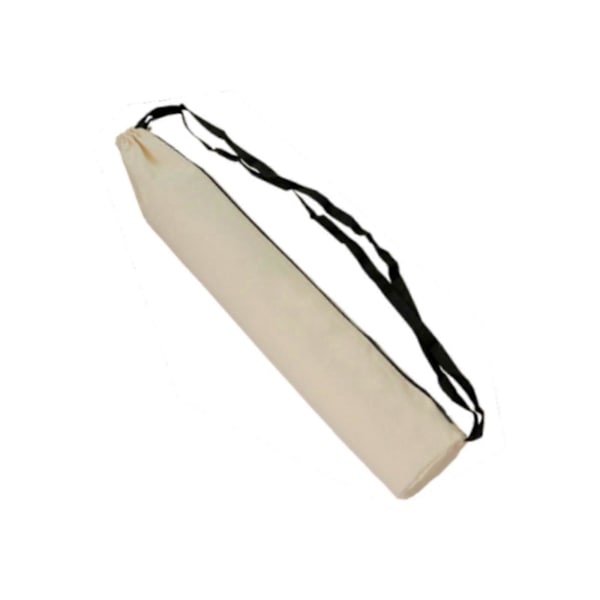 Camping-säilytyskassi vetoketjullisella kantolaukulla rantatuolille telttatankotelineelle 15cmx75cm Beige 15cmx75cm