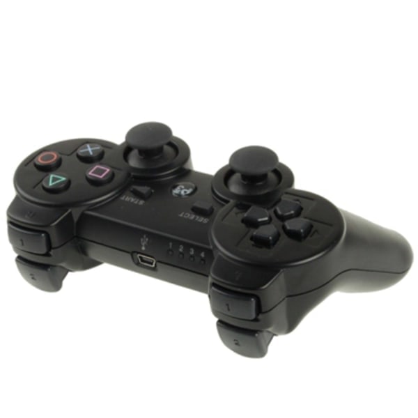 Trådløs controller til PS3 kompatibel - Sort Sort 2-pak 2-pak 2-pak