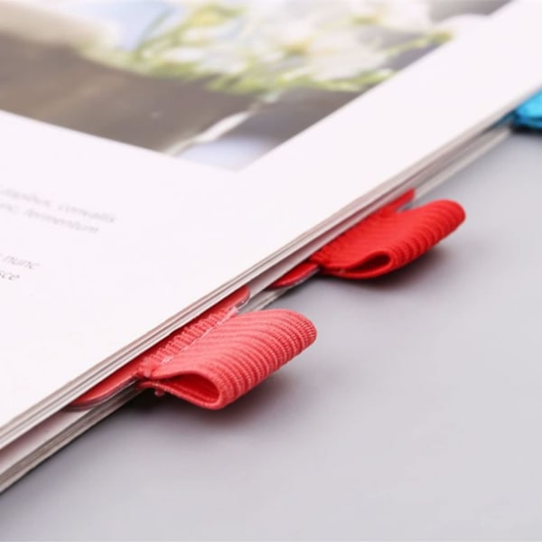 10 stk. Pen Loop Holder Selvklæbende Læder Pen Holder Notesbog Selvklæbende Pen Ring Blandet Farve Pen Ring Elastisk Pen Holder Rektangel (Tilfældig Farve)
