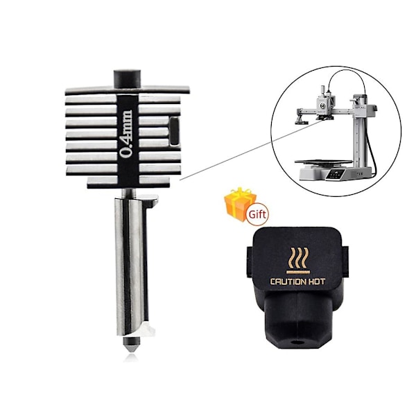 Bambu Lab A1 Mini 0.4mm Suutin Hotend Kit Karkaistu Teräs 3D-Tulostimen Osa 0.8mm