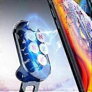 Bil Magnetisk Luftventil Stand Mount Holder Universal Til Mobiltelefon Fp Sliver