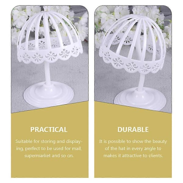 2 st Plast Hatt Display Rack Dekorativa Barn Hatt Displayställ Hatt Förvaringsställ