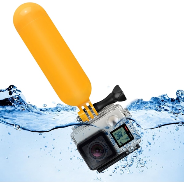 Vanntett Flytende Håndgrep Stang Dykkestav Monopod for GoPro Hero11/10/9/8/7/(2018)+ SJCAM Xiaomi AKASO EK7000 APEMAN SHOOT Actionkamera