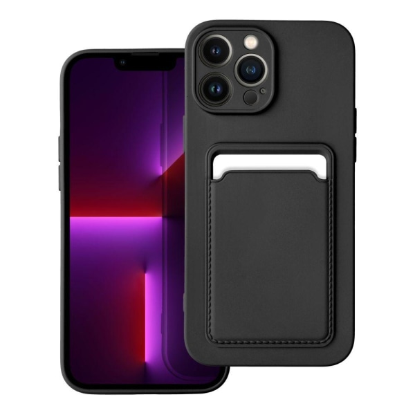 iPhone 13 Pro Max Etui Forcell Kortlomme - Svart