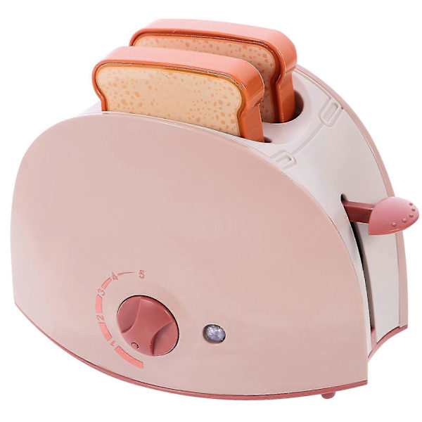 1 Sett Simulering Toaster Lekesett Småbarn Falsk Brødbaker Leke Trygg Elektrisk Liten Toaster Leketøy Banmo