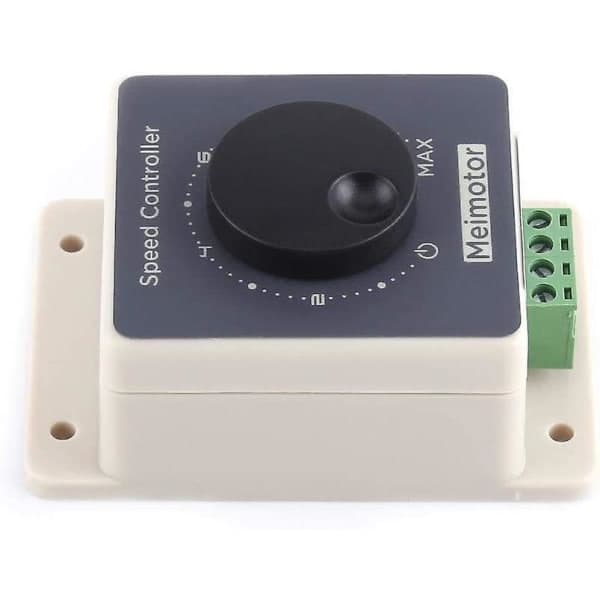 12V Hastighetskontroller 12V Motorkontroller Pulsbreddemodulasjon PWM Motorhastighetskontroller 10-60V 20A DC Vanntett Skall