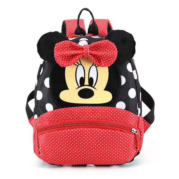 Disney Anime Ryggsäck för Bebisar Pojkar Flickor Minnie Mickey Mouse Barn Söt Skolväska Kindergarten Barn Leksaker C 2