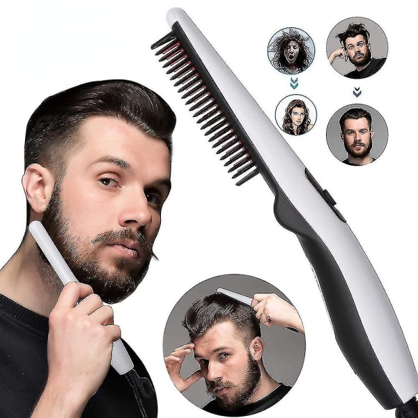Skägguträtningskam Snabb hårstyler för män Tangrui UK Plug