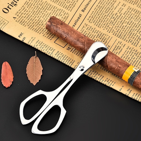 1 stk. cigarklipper, cigarklipper i rustfrit stål, professionel cigarklipper