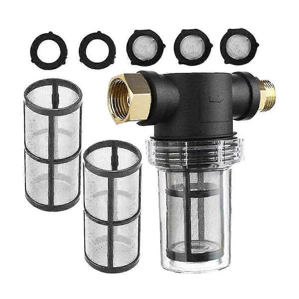 1 Set Inline Vattenfilter Trädgårdsslangfilter Vattenslangfilter Slangvattenfilter Slangfilter - I lager