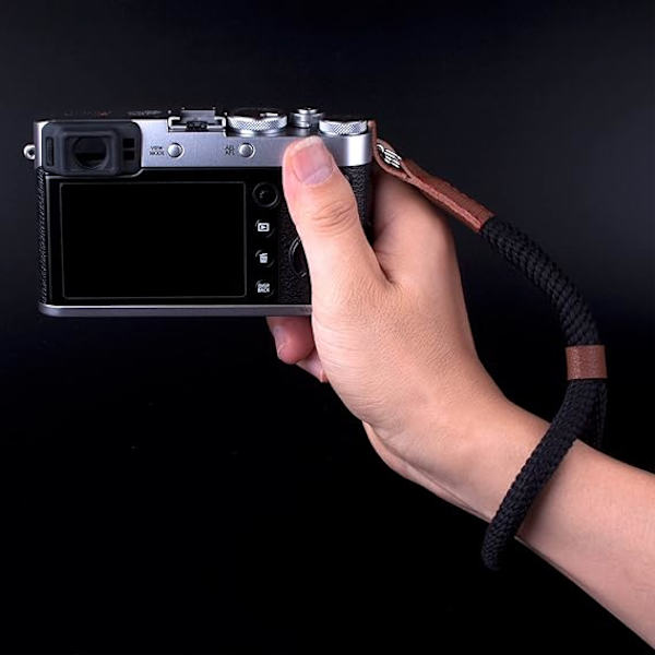 Mjuk kamerahandrem, repkamerahandsrem för DSLR SLR-systemkameror Justerbar säkerhetsrem
