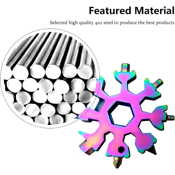 Snöflinga Multiverktyg 18 i 1 Skruvmejsel Allroundverktyg