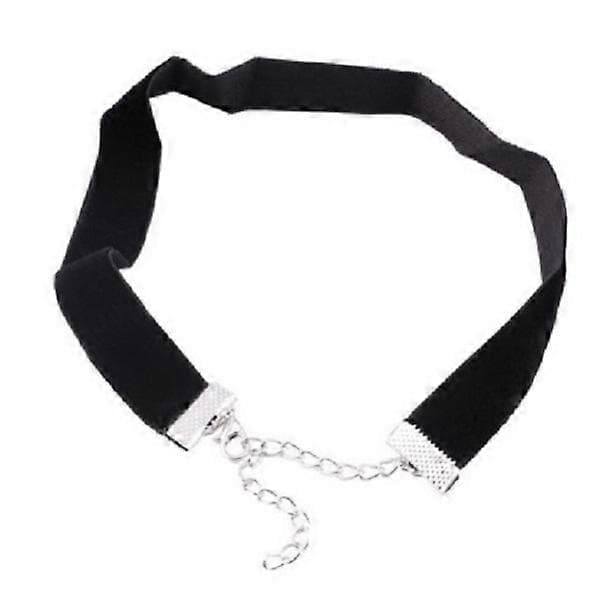 Choker Sort Fløjl Halskæde 2 cm