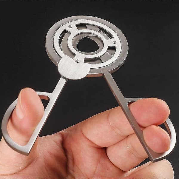 Rustfri stål cigar cutter lomme gadgets (1 stk, sølv)