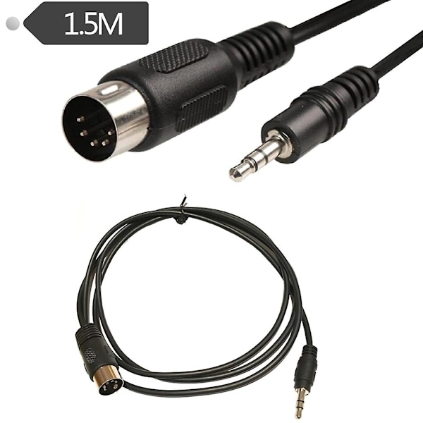 5-polet DIN-han kabel 3,5 mm han til MIDI Din 5-polet MIDI han hun kabel