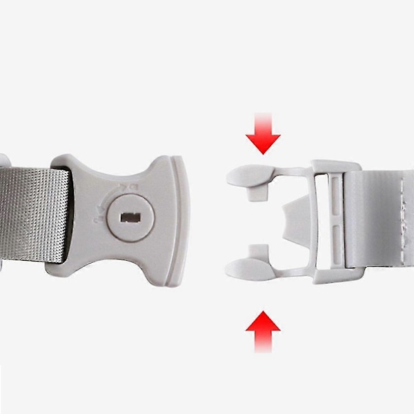 Barn Baby Anti Lost Band Säkerhetslänk Sele Handledsrem Bälteslås Pink