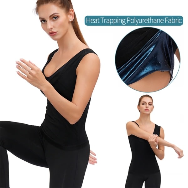 Sved Sauna Vest Body Shapers Vest MÆND 2XL-3XL Men