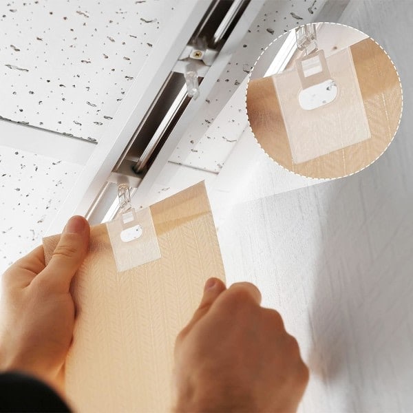 Lameller Reparationsbeskyttere Vertikale Persienne Udskiftning 100 stk